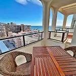 公寓 Bonito Atico En Primera Linea De Playa Con Piscina