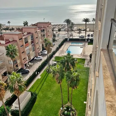 Lägenhet Bonito Atico En Primera Linea De Playa Con Piscina